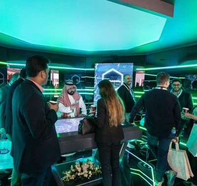 Aramco's digitalisation exhibit at MEOS GEO 2023